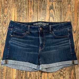 American Eagle Outfitters Women's Midi Denim Shorts